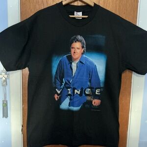 Vince Gill Black Tour Tee - Vintage 1999 - Never Worn - Women’s or Men’s